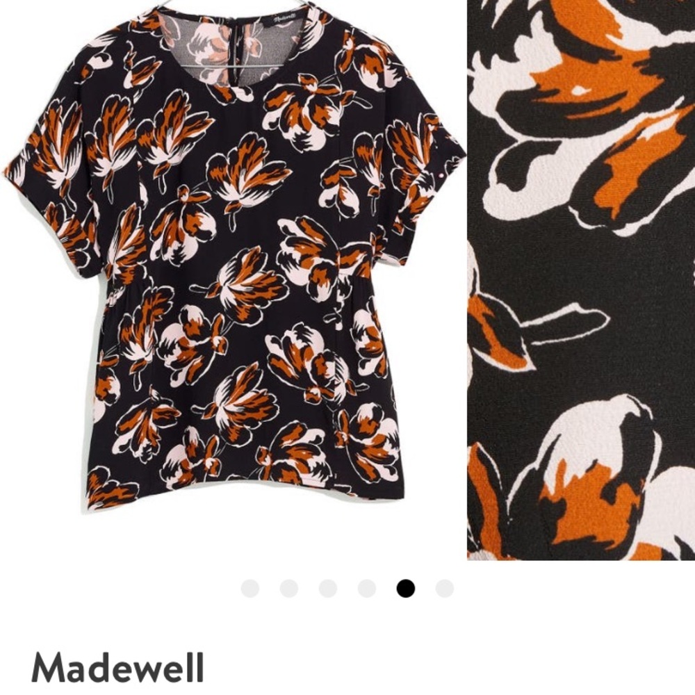 NWT - Madewell Blouse - boho floral